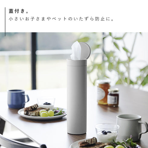 ボトル型蓋付きティッシュケース タワー.|s6